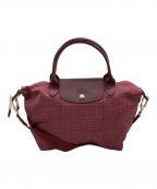 LONGCHAMPロンシャン）の古着「2WAYバッグ」｜レッド