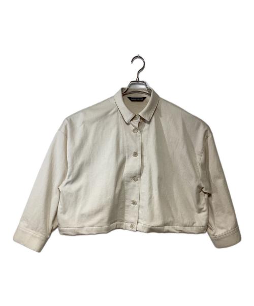 mizuiro-ind（ミズイロインド）mizuiro-ind (ミズイロインド) シャツジャケット アイボリー サイズ:FREEの古着・服飾アイテム