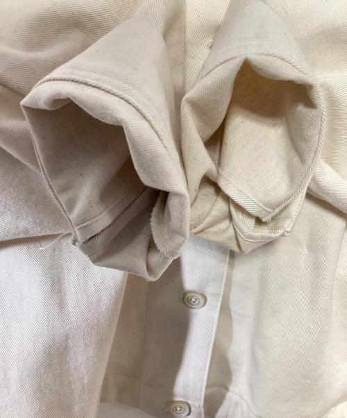 mizuiro-ind（ミズイロインド）mizuiro-ind (ミズイロインド) シャツジャケット アイボリー サイズ:FREEの古着・服飾アイテム
