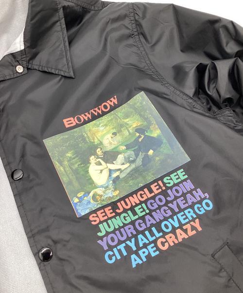 BOWWOW（バウワウ）BOWWOW (バウワウ) ナイロンコーチジャケット ブラック サイズ:Lの古着・服飾アイテム