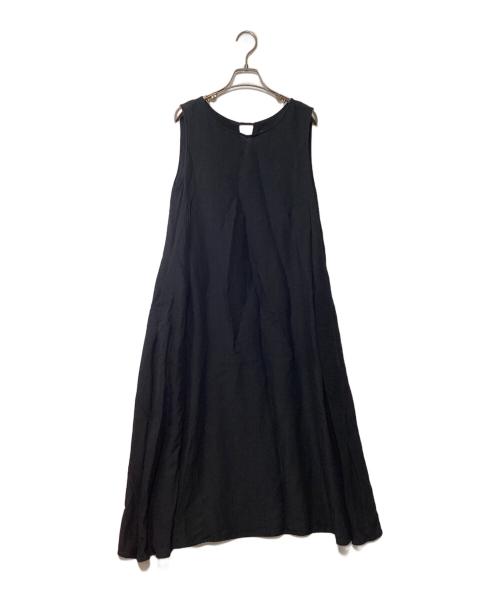SHIPS（シップス）SHIPS (シップス) ノースリーブワンピース ブラック サイズ:記載無しの古着・服飾アイテム