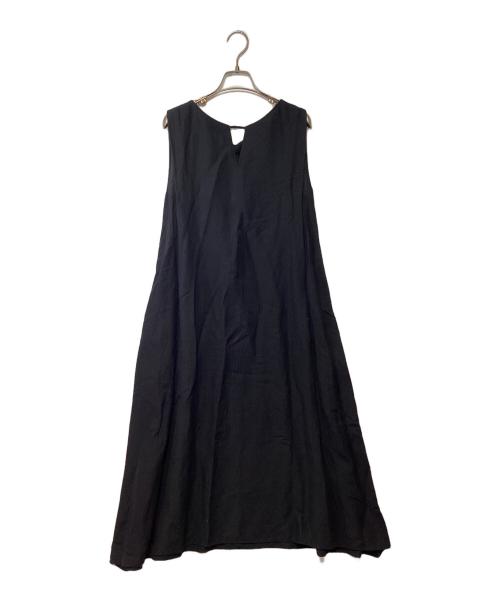 SHIPS（シップス）SHIPS (シップス) ノースリーブワンピース ブラック サイズ:記載無しの古着・服飾アイテム