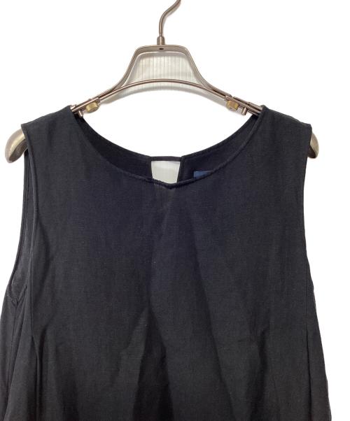 SHIPS（シップス）SHIPS (シップス) ノースリーブワンピース ブラック サイズ:記載無しの古着・服飾アイテム