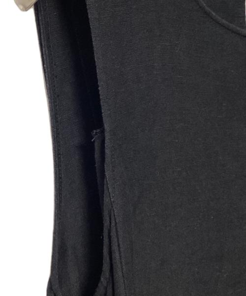 SHIPS（シップス）SHIPS (シップス) ノースリーブワンピース ブラック サイズ:記載無しの古着・服飾アイテム