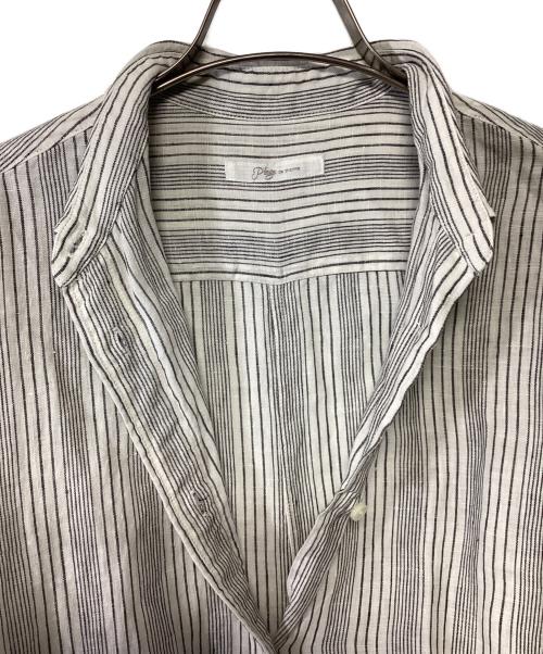 Plage（プラージュ）Plage (プラージュ) シャツワンピース ホワイト×ブラック サイズ:36の古着・服飾アイテム