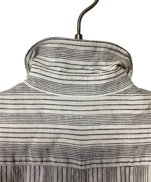 Plage（プラージュ）Plage (プラージュ) シャツワンピース ホワイト×ブラック サイズ:36の古着・服飾アイテム