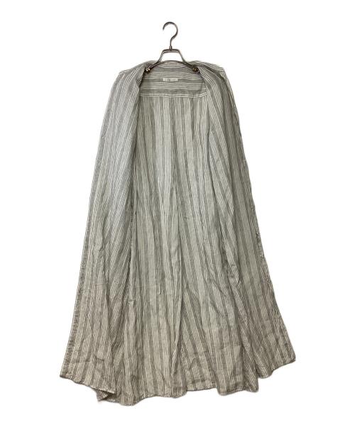 Plage（プラージュ）Plage (プラージュ) シャツワンピース ホワイト×ブラック サイズ:36の古着・服飾アイテム