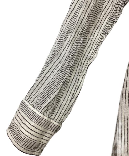 Plage（プラージュ）Plage (プラージュ) シャツワンピース ホワイト×ブラック サイズ:36の古着・服飾アイテム