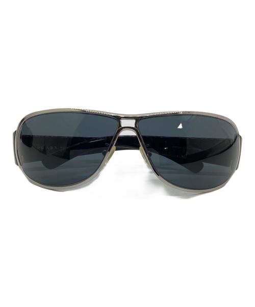 PRADA（プラダ）PRADA (プラダ) サングラス ブラック×シルバー サイズ:69□09 1BC-1A1の古着・服飾アイテム