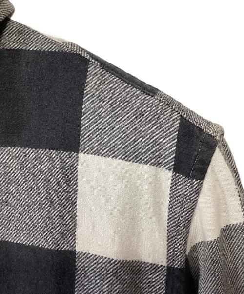 POLO RALPH LAUREN（ポロ・ラルフローレン）POLO RALPH LAUREN (ポロ・ラルフローレン) 長袖シャツ グレー×ホワイト サイズ:SIZE Mの古着・服飾アイテム
