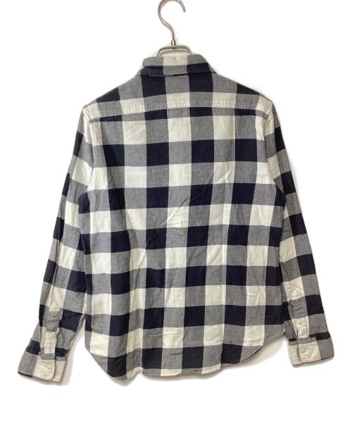 POLO RALPH LAUREN（ポロ・ラルフローレン）POLO RALPH LAUREN (ポロ・ラルフローレン) 長袖シャツ グレー×ホワイト サイズ:SIZE Mの古着・服飾アイテム