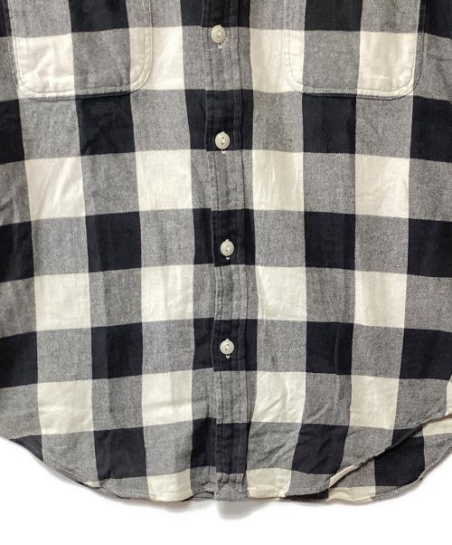 POLO RALPH LAUREN（ポロ・ラルフローレン）POLO RALPH LAUREN (ポロ・ラルフローレン) 長袖シャツ グレー×ホワイト サイズ:SIZE Mの古着・服飾アイテム