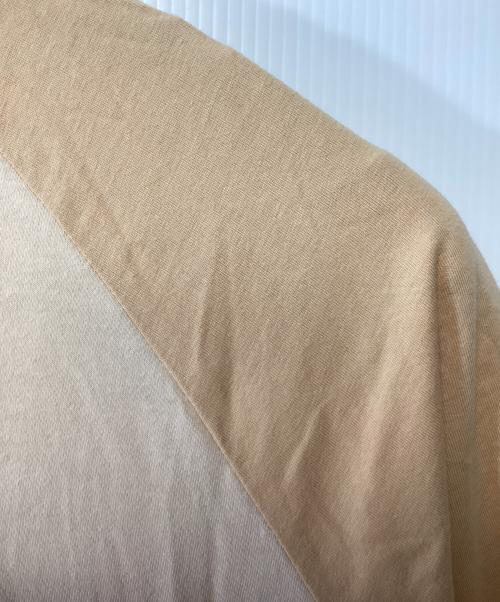 LEVI'S MADE&CRAFTED（リーバイスメイドクラフテッド）LEVI'S MADE&CRAFTED (リーバイスメイドクラフテッド) 半袖Tシャツ ライトブラウン×ベージュ サイズ:SIZE Lの古着・服飾アイテム