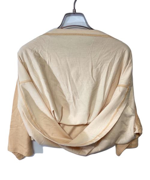 LEVI'S MADE&CRAFTED（リーバイスメイドクラフテッド）LEVI'S MADE&CRAFTED (リーバイスメイドクラフテッド) 半袖Tシャツ ライトブラウン×ベージュ サイズ:SIZE Lの古着・服飾アイテム