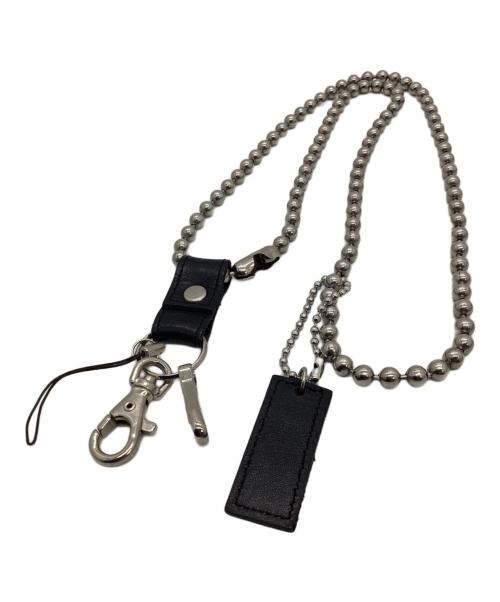 Jean Paul GAULTIER（ジャンポールゴルチェ）Jean Paul GAULTIER (ジャンポールゴルチェ) ウォレットチェーン シルバー×ブラックの古着・服飾アイテム