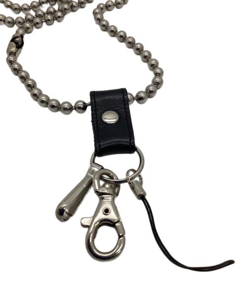 Jean Paul GAULTIER（ジャンポールゴルチェ）Jean Paul GAULTIER (ジャンポールゴルチェ) ウォレットチェーン シルバー×ブラックの古着・服飾アイテム