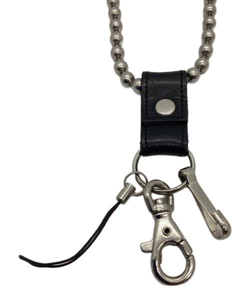 Jean Paul GAULTIER（ジャンポールゴルチェ）Jean Paul GAULTIER (ジャンポールゴルチェ) ウォレットチェーン シルバー×ブラックの古着・服飾アイテム