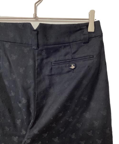 Vivienne Westwood RED LABEL（ヴィヴィアンウエストウッドレッドレーベル）Vivienne Westwood RED LABEL (ヴィヴィアンウエストウッドレッドレーベル) オーブ総柄パンツ ブラック サイズ:3の古着・服飾アイテム