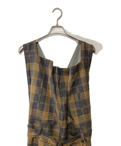 Vivienne Westwood（ヴィヴィアンウエストウッド）Vivienne Westwood (ヴィヴィアンウエストウッド) サロペット グレー×ベージュ サイズ:Mの古着・服飾アイテム