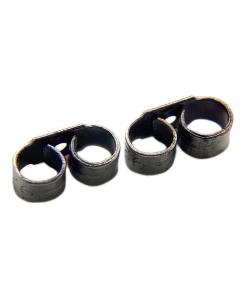 Wedgwood（ウェッジウッド）Wedgwood (ウェッジウッド) ピアス　ブラックスター ブラック×シルバーカラーの古着・服飾アイテム