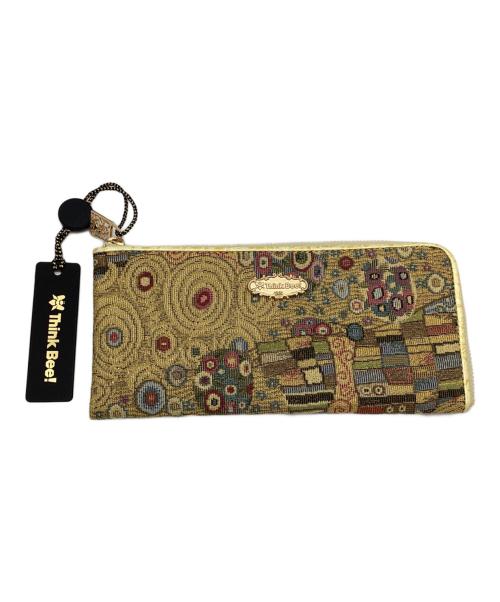 Think Bee!（シンクビー!）Think Bee! (シンクビー!) L字ファスナーウォレット　ゴールデンクリムト マルチカラーの古着・服飾アイテム