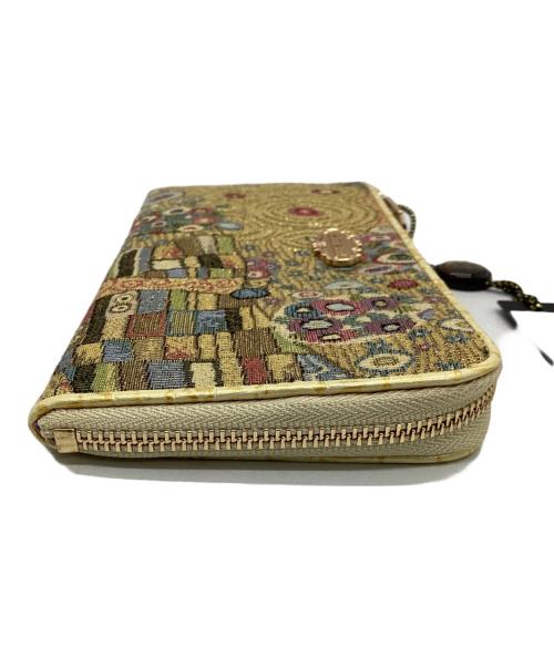 Think Bee!（シンクビー!）Think Bee! (シンクビー!) L字ファスナーウォレット　ゴールデンクリムト マルチカラーの古着・服飾アイテム