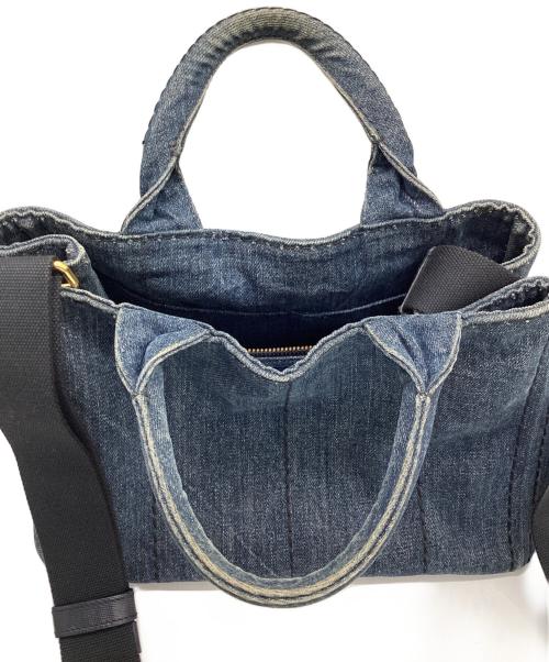 PRADA（プラダ）PRADA (プラダ) ショルダーバッグ　カナパ インディゴの古着・服飾アイテム