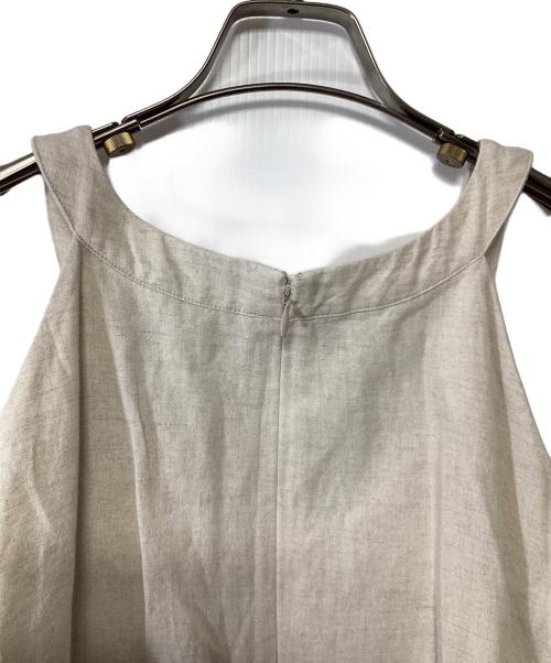 JOURNAL STANDARD relume（ジャーナルスタンダード レリューム）JOURNAL STANDARD relume (ジャーナルスタンダード レリューム) ノースリーブワンピース ベージュ サイズ:Fの古着・服飾アイテム