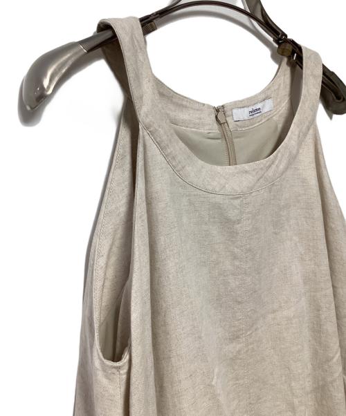 JOURNAL STANDARD relume（ジャーナルスタンダード レリューム）JOURNAL STANDARD relume (ジャーナルスタンダード レリューム) ノースリーブワンピース ベージュ サイズ:Fの古着・服飾アイテム