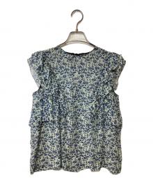 DRAWER（ドゥロワー）の古着「ノースリーブブラウス」｜ブルー