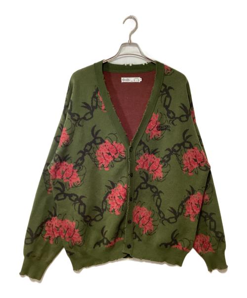 HI-GATE（ハイゲート）HI-GATE (ハイゲート) 厚手カーディガン グリーン サイズ:2の古着・服飾アイテム