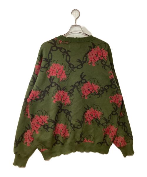 HI-GATE（ハイゲート）HI-GATE (ハイゲート) 厚手カーディガン グリーン サイズ:2の古着・服飾アイテム