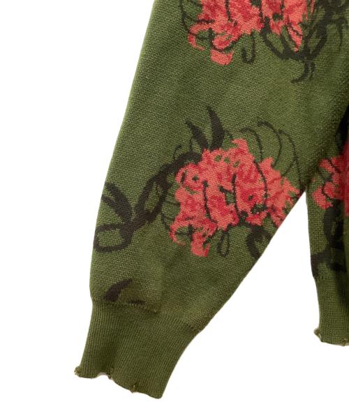 HI-GATE（ハイゲート）HI-GATE (ハイゲート) 厚手カーディガン グリーン サイズ:2の古着・服飾アイテム