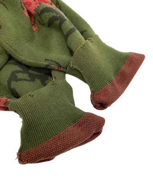 HI-GATE（ハイゲート）HI-GATE (ハイゲート) 厚手カーディガン グリーン サイズ:2の古着・服飾アイテム