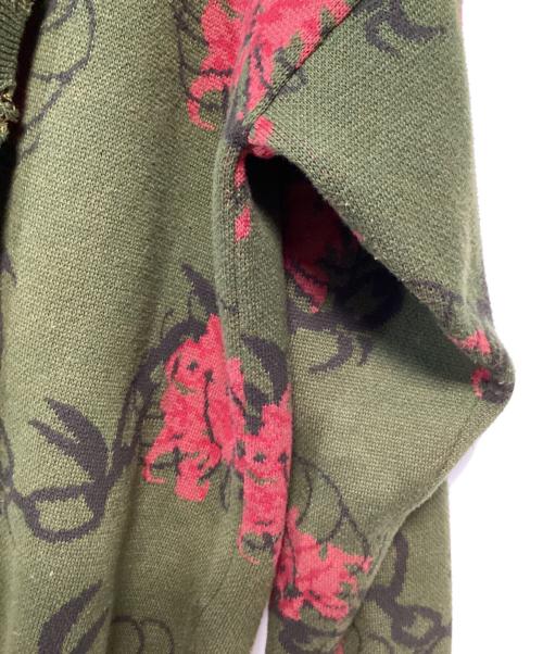 HI-GATE（ハイゲート）HI-GATE (ハイゲート) 厚手カーディガン グリーン サイズ:2の古着・服飾アイテム