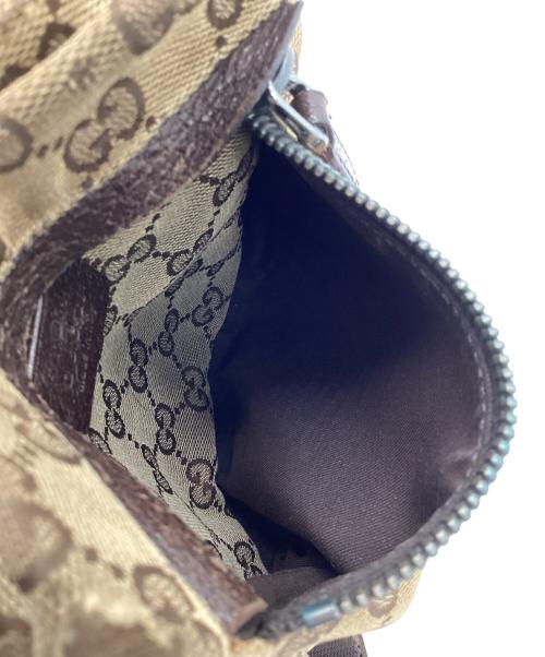 GUCCI（グッチ）GUCCI (グッチ) ウエストバッグ ベージュ×ブラウンの古着・服飾アイテム
