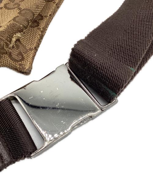 GUCCI（グッチ）GUCCI (グッチ) ウエストバッグ ベージュ×ブラウンの古着・服飾アイテム