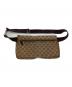 GUCCI (グッチ) ウエストバッグ ベージュ×ブラウン：15000円