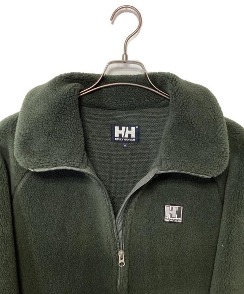 HELLY HANSEN（ヘリーハンセン）HELLY HANSEN (ヘリーハンセン) ファイバーパイルジャケット グリーン サイズ:XLの古着・服飾アイテム