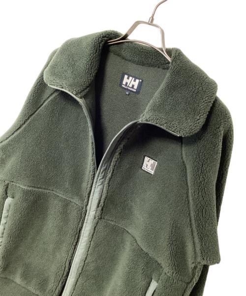 HELLY HANSEN（ヘリーハンセン）HELLY HANSEN (ヘリーハンセン) ファイバーパイルジャケット グリーン サイズ:XLの古着・服飾アイテム
