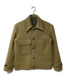 costumein（コストゥメイン）の古着「メルトンジャケット」｜カーキ