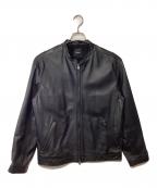 theoryセオリー）の古着「ラムレザージャケット」｜ブラック