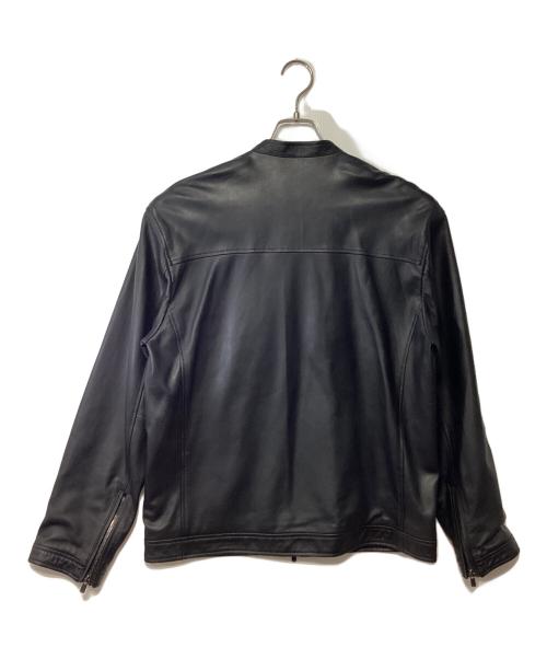 theory（セオリー）theory (セオリー) ラムレザージャケット ブラック サイズ:Lの古着・服飾アイテム