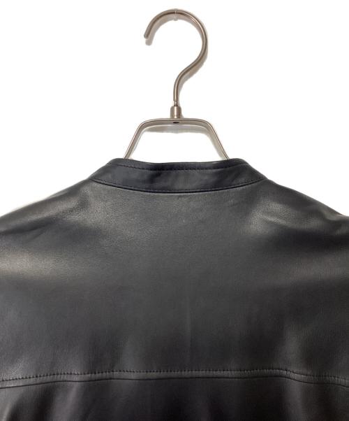 theory（セオリー）theory (セオリー) ラムレザージャケット ブラック サイズ:Lの古着・服飾アイテム