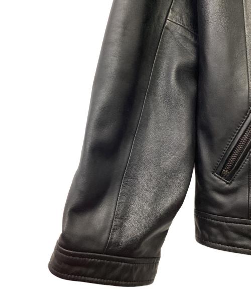 theory（セオリー）theory (セオリー) ラムレザージャケット ブラック サイズ:Lの古着・服飾アイテム