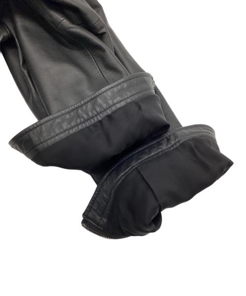 theory（セオリー）theory (セオリー) ラムレザージャケット ブラック サイズ:Lの古着・服飾アイテム