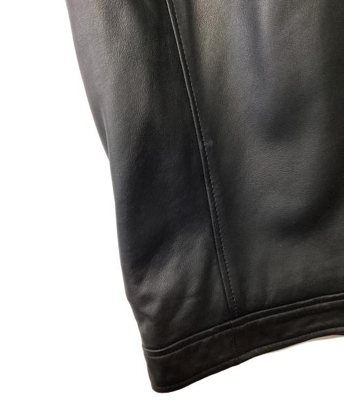 theory（セオリー）theory (セオリー) ラムレザージャケット ブラック サイズ:Lの古着・服飾アイテム