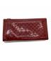 GUCCI (グッチ) エナメルロングウォレット レッド：10000円