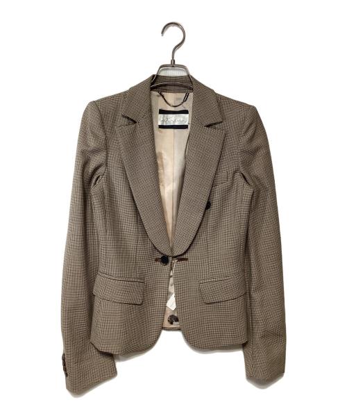 INTREND（イントレンド）INTREND (イントレンド) テーラードジャケット ベージュ サイズ:40 未使用品の古着・服飾アイテム