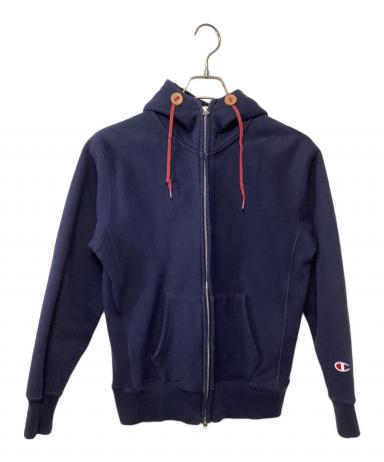 中古・古着通販】Champion (チャンピオン) ジップパーカー ネイビー